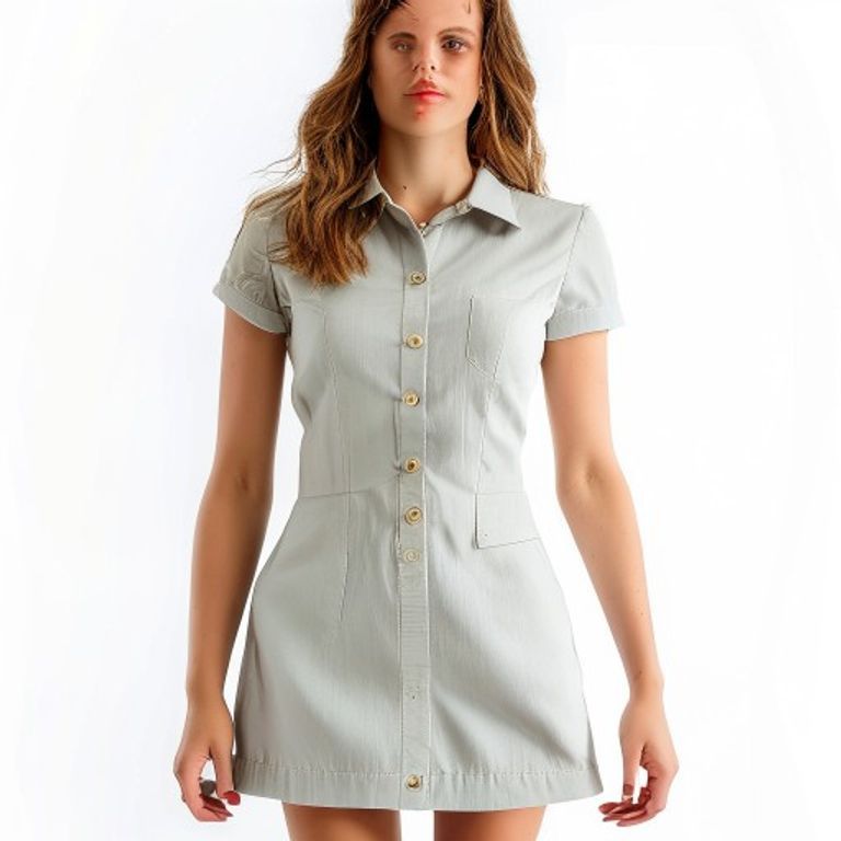 Luna Button Front Dress